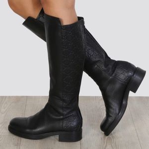 Gucci black riding boots